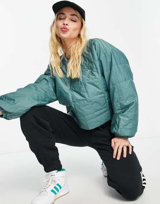 Adidas emerald green on sale jacket