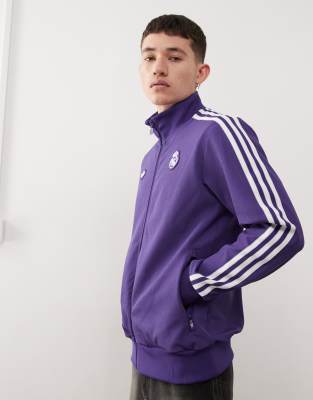 adidas Originals - Real Madrid - Terrace Icons - Haut de survêtement - Violet