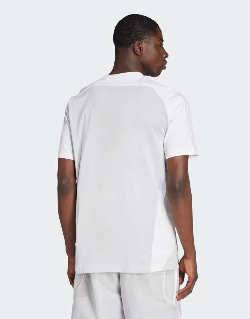adidas Originals Real Madrid UBP tee in light solid grey / white, 2 of 4