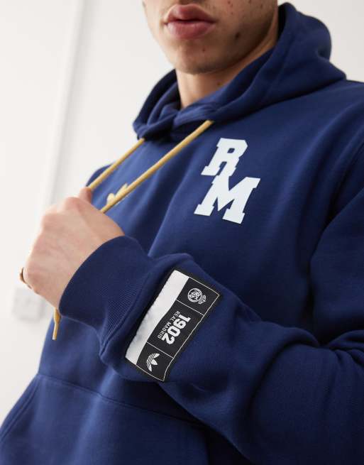 adidas Originals Real Madrid VRCT Hoodie in blue ASOS