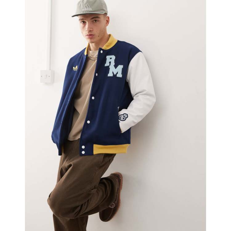 adidas Originals Real Madrid VRCT jacket in blue | ASOS