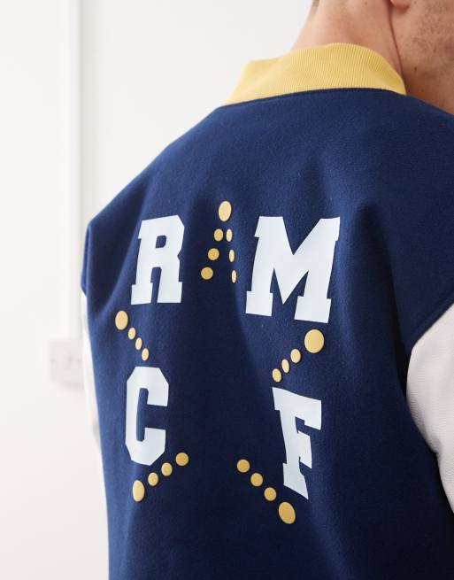 adidas Originals Real Madrid VRCT jacket in blue | ASOS