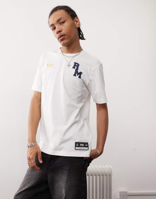 adidas Originals Real Madrid VRCT Tee in white | ASOS
