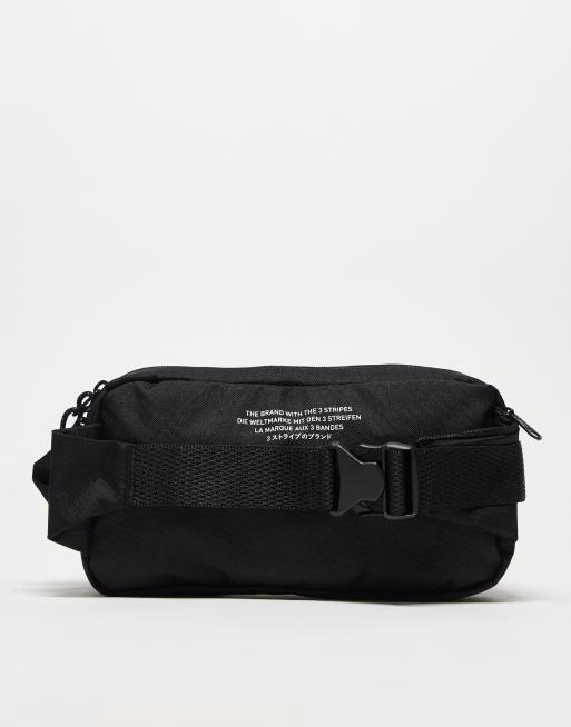 adidas Originals rectangle fanny pack in black