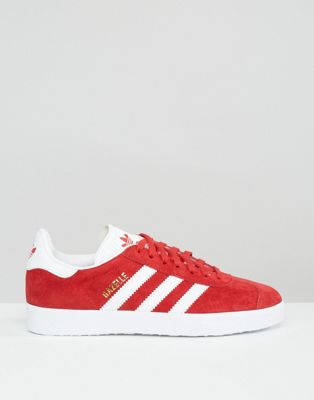 adidas red suede