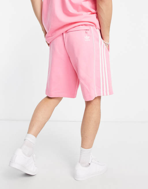 adidas pink mens shorts