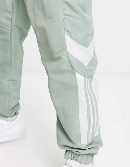 adidas Rekive Woven Track Pant in Green for Men