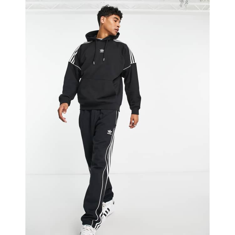 adidas Two-Piece Long Sleeve Hooded Pullover & Elastic Waistband Jogger Set  - Black | Kids' Training | adidas US