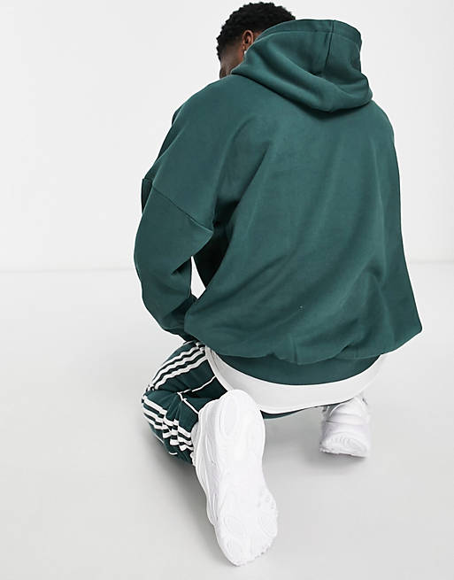 adidas Originals Rekive graphic detail hoodie in green | ASOS