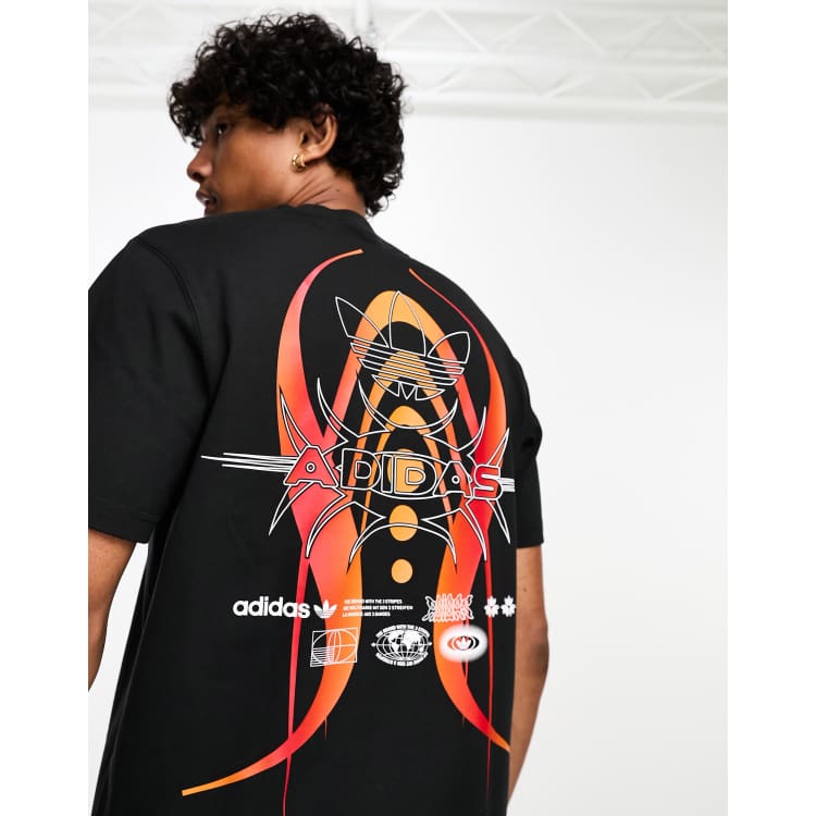 adidas Rekive large backprint graphic in | ASOS