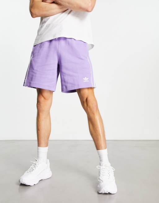 adidas Originals - Rekive - Short à logo et 3 bandes - Lilas