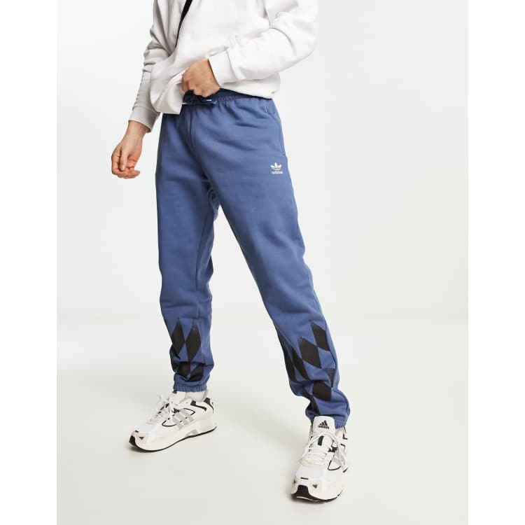 adidas Originals Rekive sweatpants in blue and black