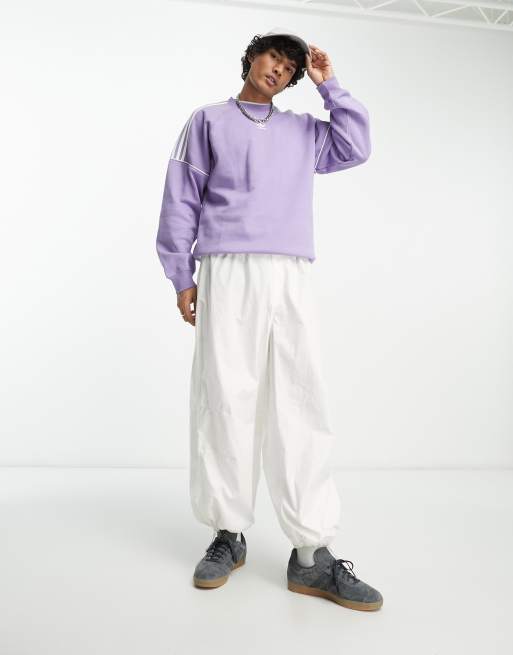 adidas Originals - Rekive - Sweatshirt met 3-Stripes in lila