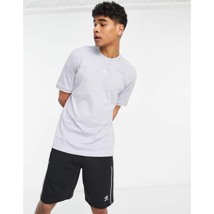 Adidas originals grey t shirt sale