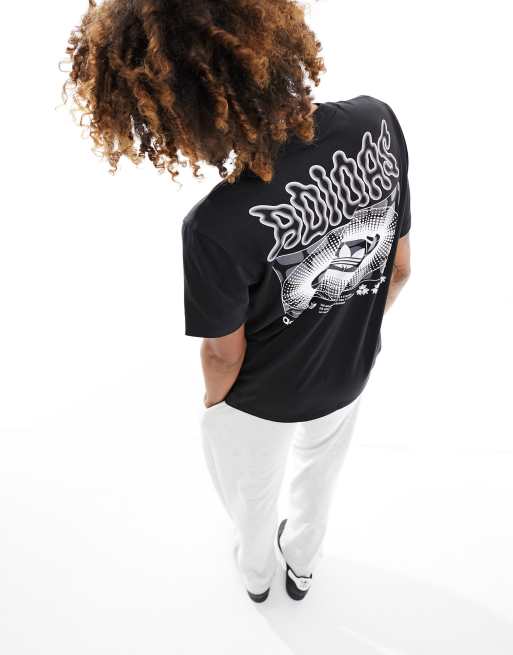 adidas Originals - Rekive - T-shirt met grafische print op de achterkant in zwart