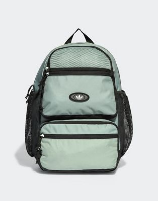 adidas Originals Rekive topload backpack in green