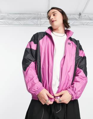 veste adidas rose et noir