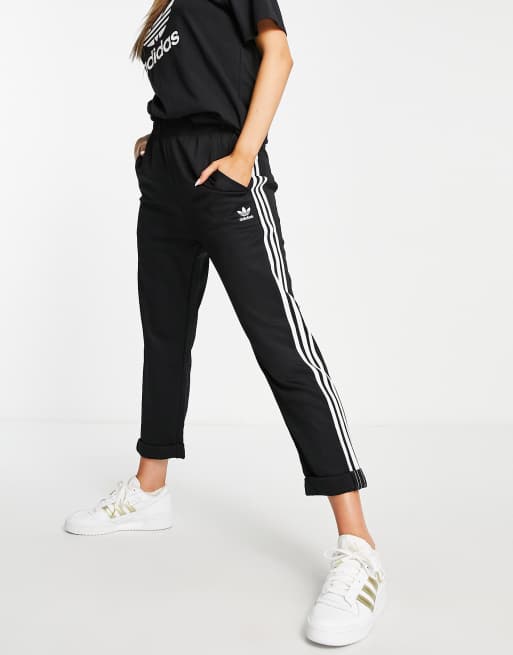 adidas Originals relaxed boyfriend trackies in black