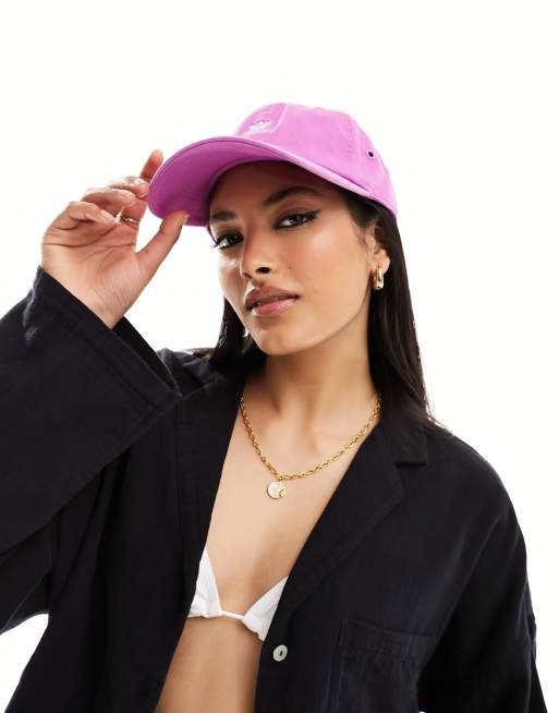 adidas Originals relaxed mini logo cap in purple | ASOS