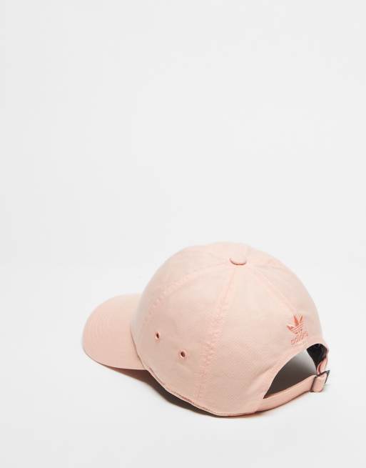 adidas Originals relaxed mini logo strapback in light pink, 3 of 3
