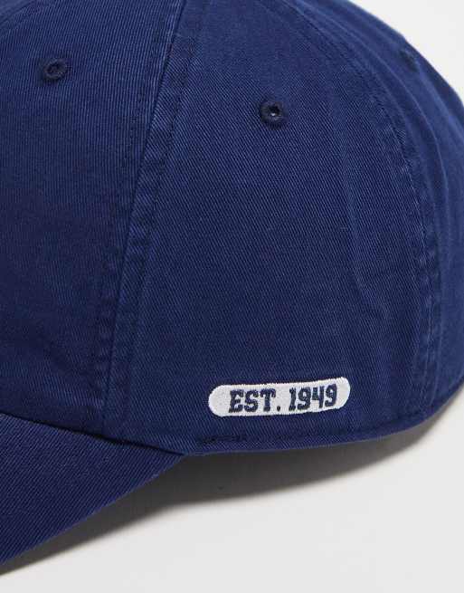 adidas Originals Relaxed New Prep cap in navy and red | ASOS