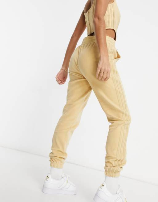 Adidas originals velour slim cheap track pants