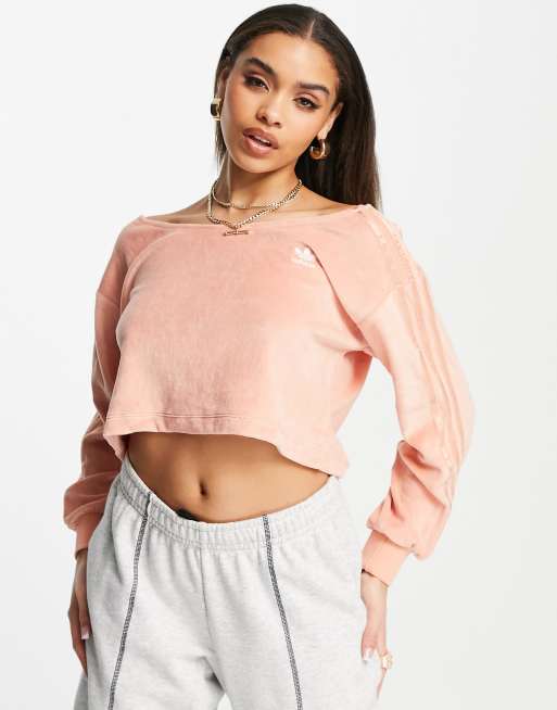 Adidas off sale shoulder top