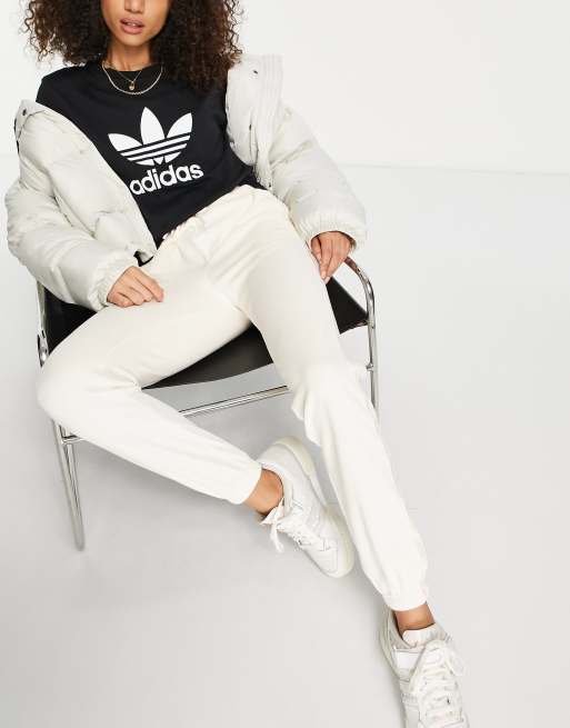 adidas 'Relaxed velour in off white | ASOS