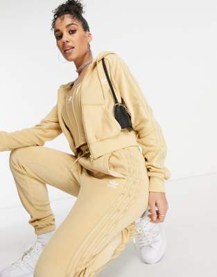 adidas originals beige tracksuit