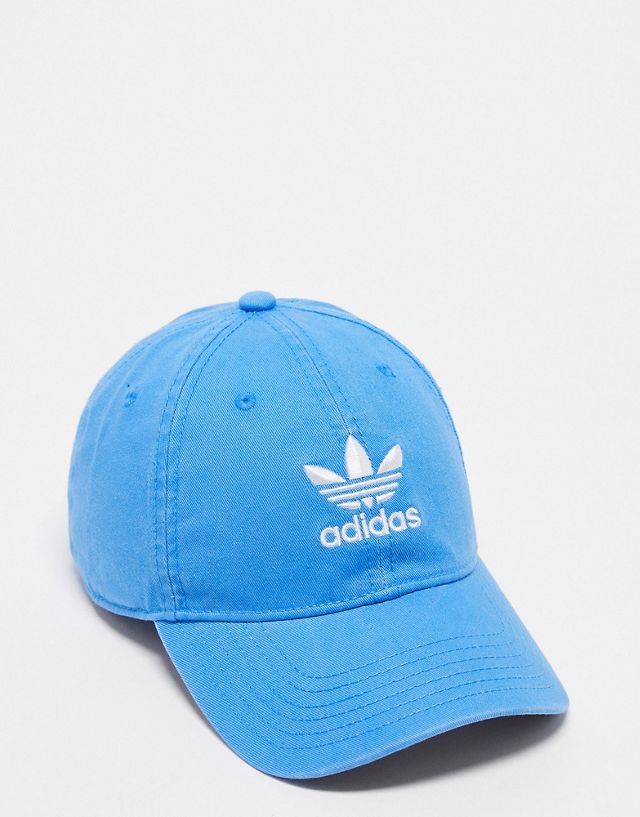adidas Originals Relaxed snapback cap bright blue