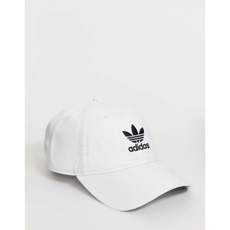 adidas Originals Relaxed snapback cap in white | ASOS