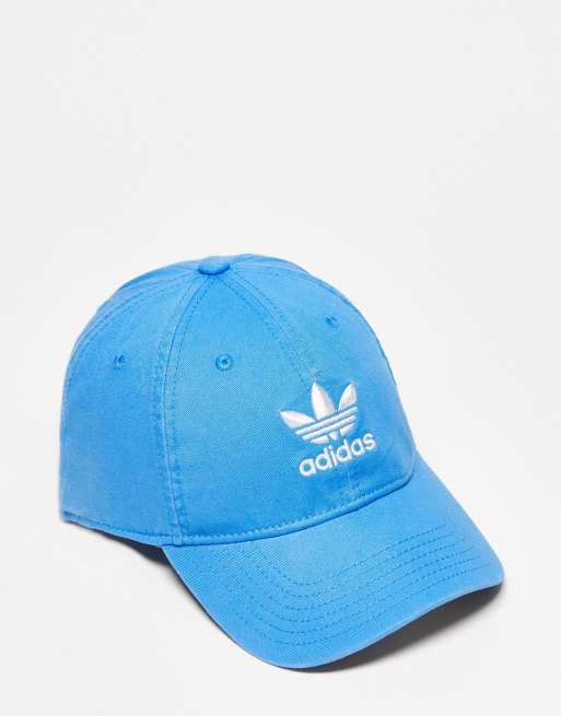 Adidas Relaxed Strap-Back Hat Blue - Originals Hats