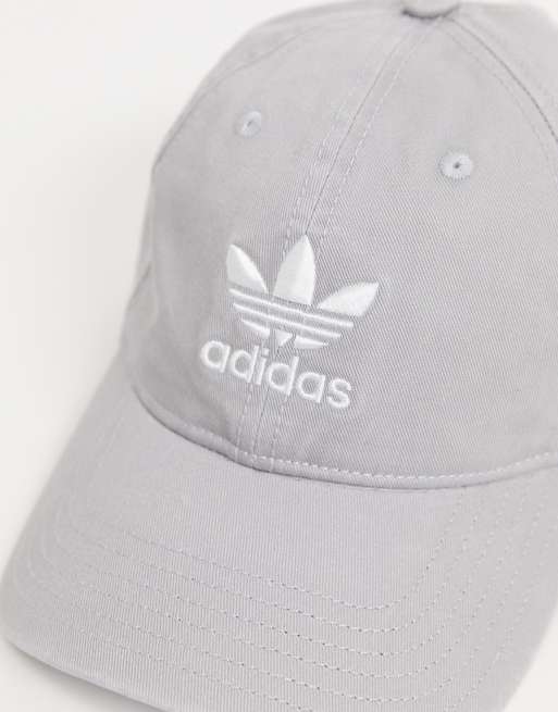 slepen uitgebreid optioneel adidas Originals relaxed strapback cap in gray | ASOS