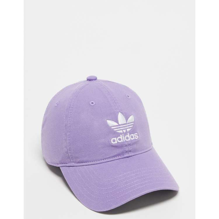 adidas Originals Relaxed Strapback cap in lilac | ASOS
