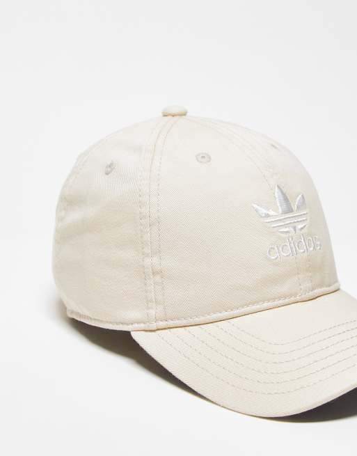 adidas Trefoil Baseball Cap - Beige, Unisex Lifestyle