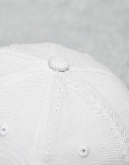 adidas Originals Relaxed Strapback cap in white, 3 of 4