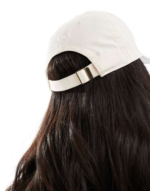adidas Originals Relaxed Strapback in beige, 3 of 4