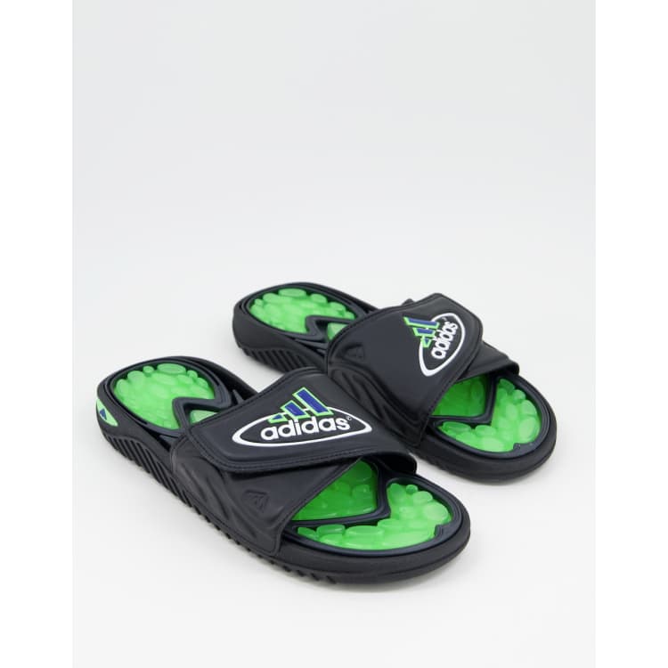 Green and hot sale black slides