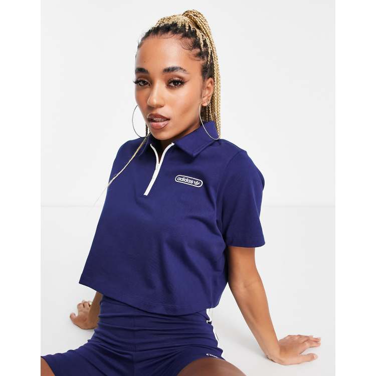 Adidas navy polo shop shirts