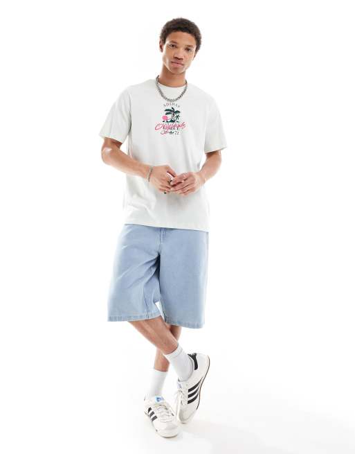 adidas Originals resort graphic t-shirt in sage green | ASOS