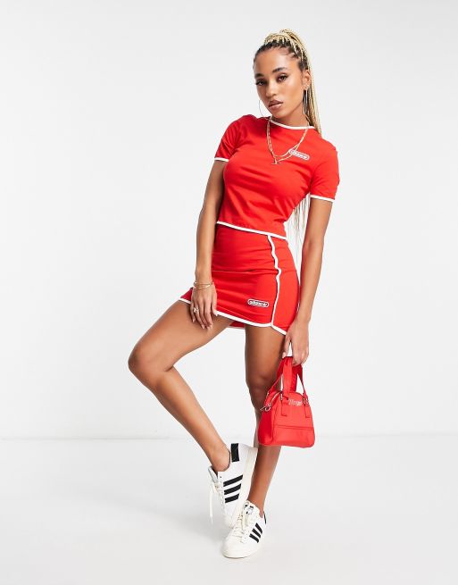 adidas Originals resort mini in red with binding detail | ASOS