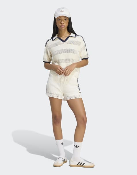 adidas Originals - Resort - Polo in gebroken wit - view 1