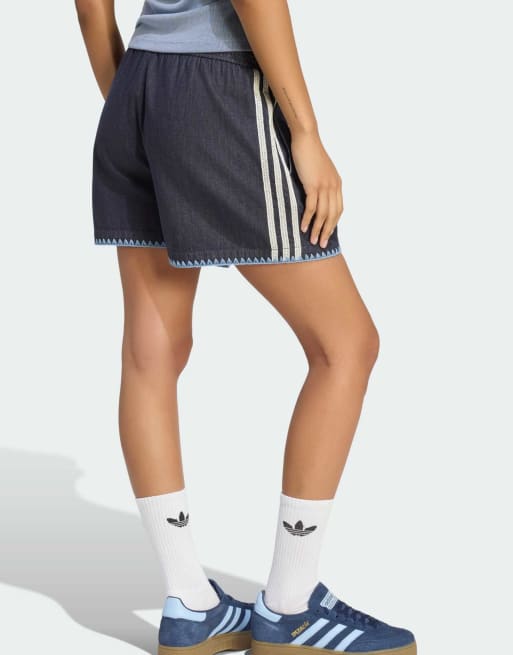 adidas Originals – Resort S – Jeansshorts in Indigoblau, 3 von 4
