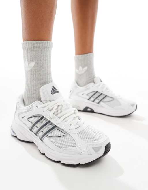 adidas Originals – Response CL – Biało-srebrno-czarne buty sportowe