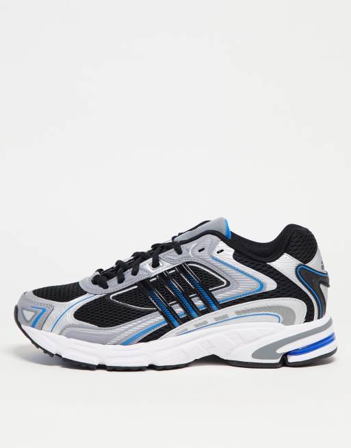 adidas Originals Response CL sneakers in black and blue