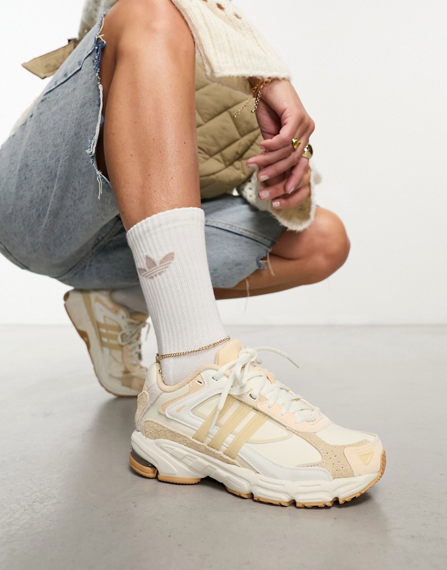 ADIDAS ORIGINALS RESPONSE CL SNEAKERS IN OFF-WHITE