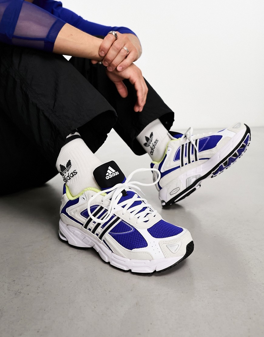 adidas Originals Response CL trainers in future white/lucid blue