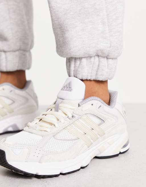 adidas Originals CL trainers white and cream |