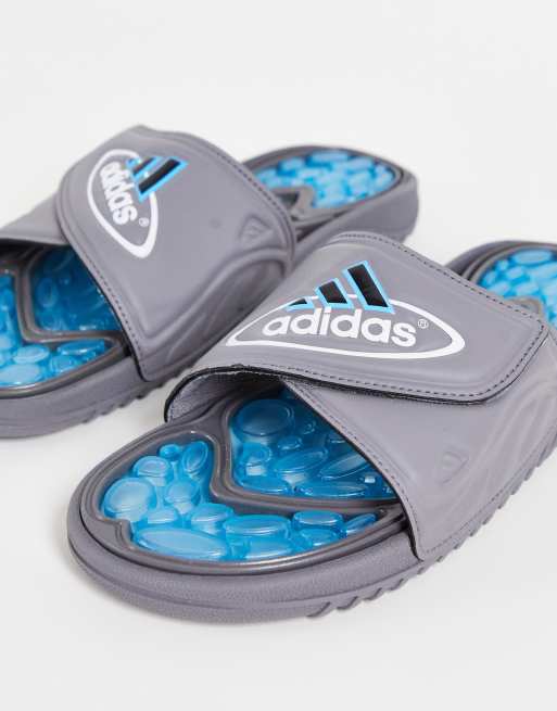 Adidas discount slippers grijs