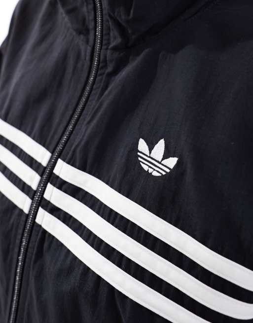 adidas Originals Retro Jacke in Schwarz mit Unisex Schnitt ASOS